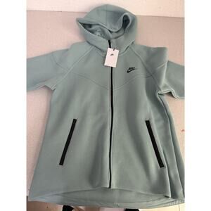 Nike Sportswear Tech Fleece Full-Zip Hoodie Green FB8338-309 Womens Size XS